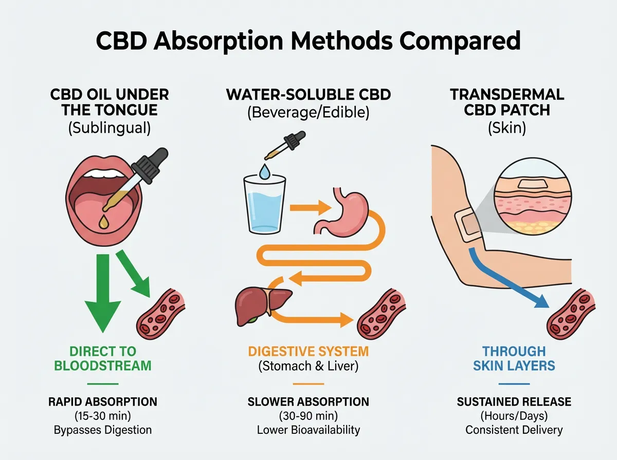 a practical example of absorption differences