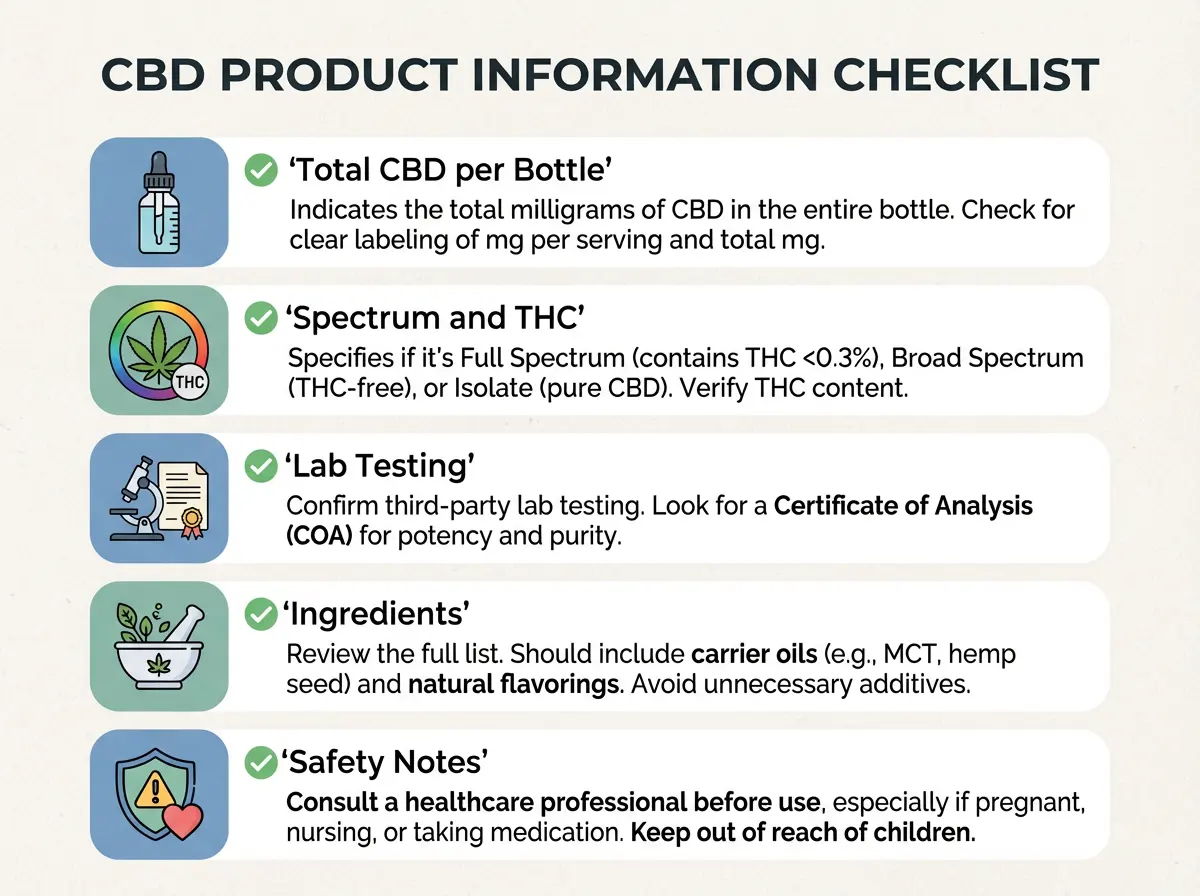 buying guide 5 checks to make before you buy CBD oil