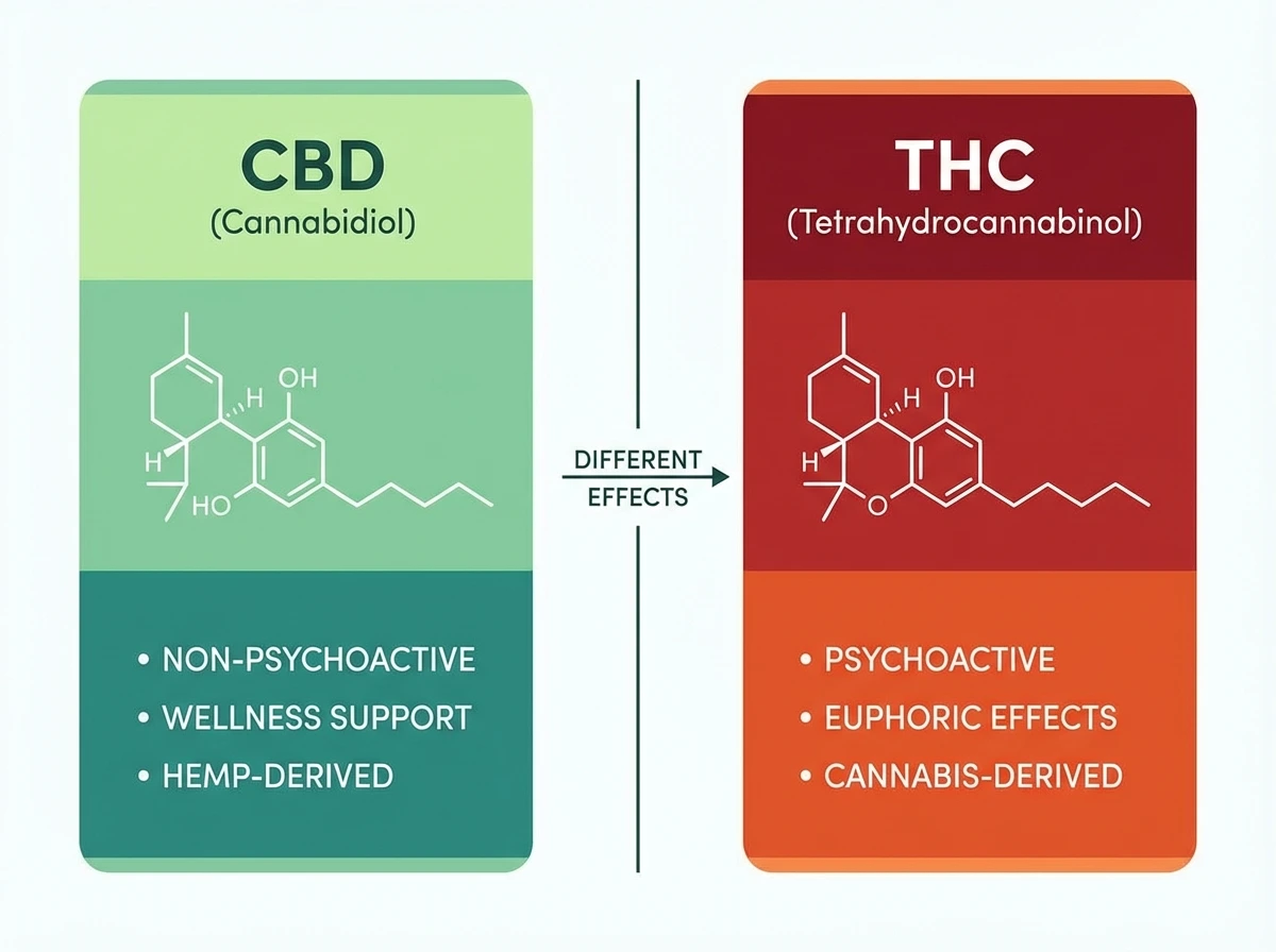 CBD vs THC