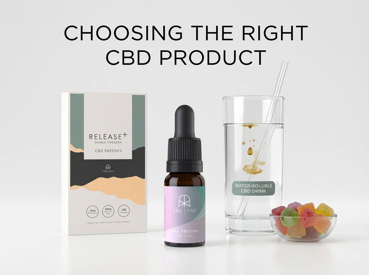 choosing a CBD product in the UK