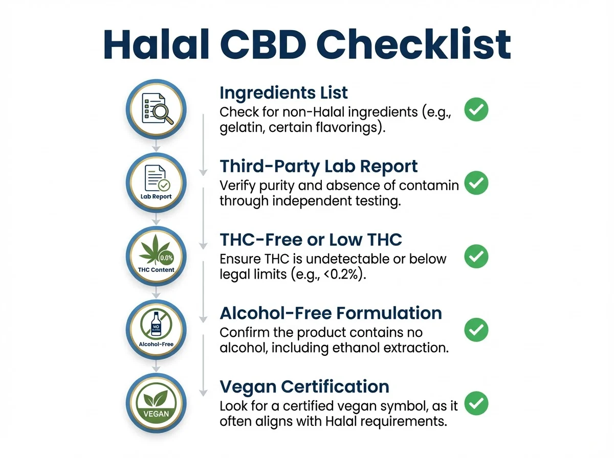 how to check if a cbd product is halal friendly