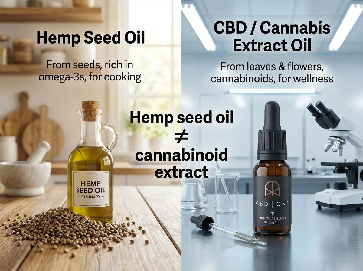 medical cannabis oil vs hemp seed oil