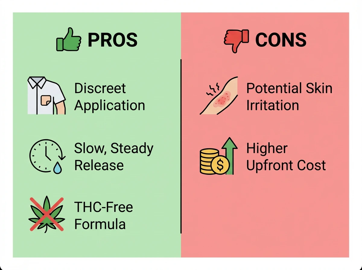 pros and cons of CBD patches