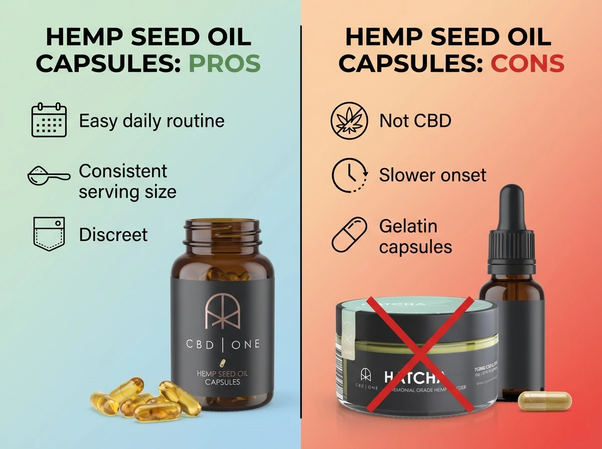 pros and cons of hemp seed oil capsules