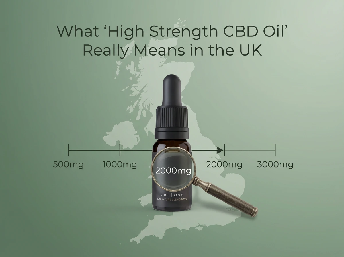 what high strength cbd oil really means