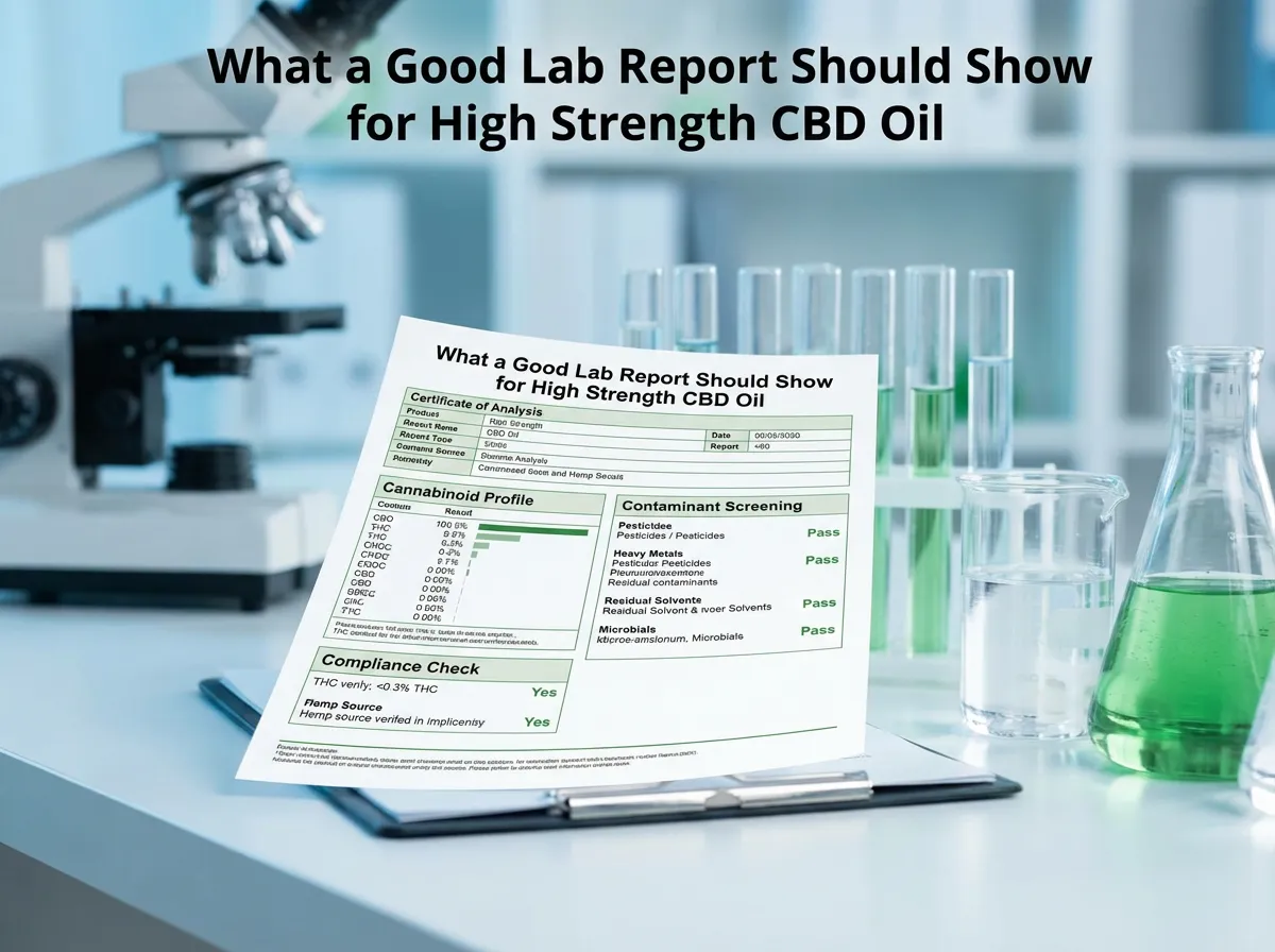 what a good lab report should show