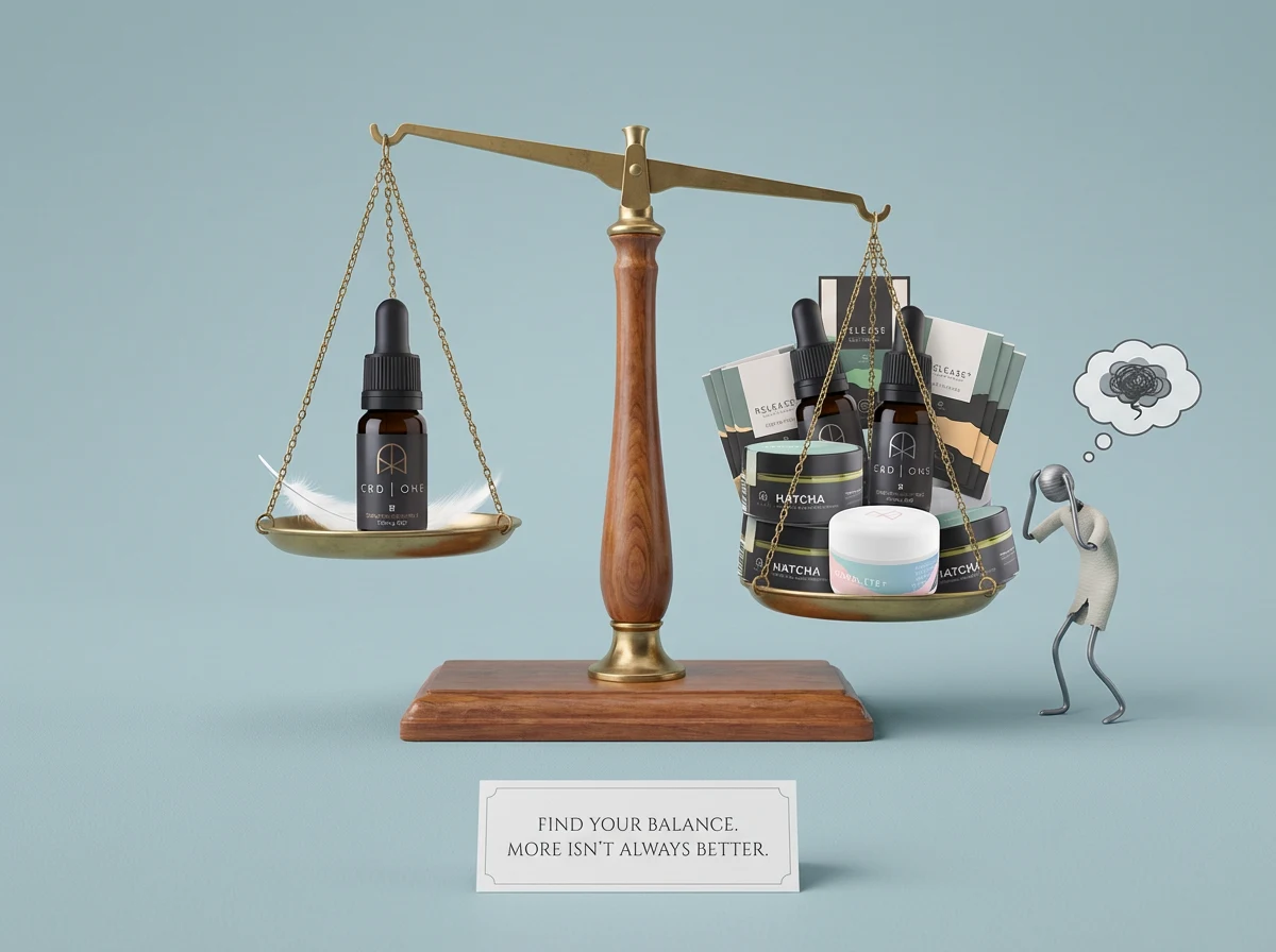 why very high doses can feel worse