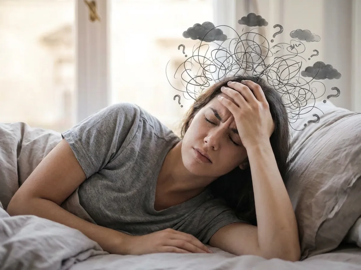 woman feeling anxious